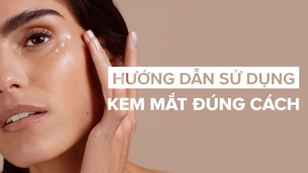 alt: Hướng dẫn cách sử dụng kem dưỡng mắt