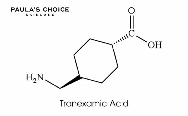 alt text: Cấu trúc phân tử của Tranexamic Acid