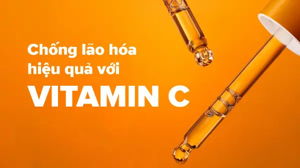 alt text: Chống lão hóa da với Vitamin C