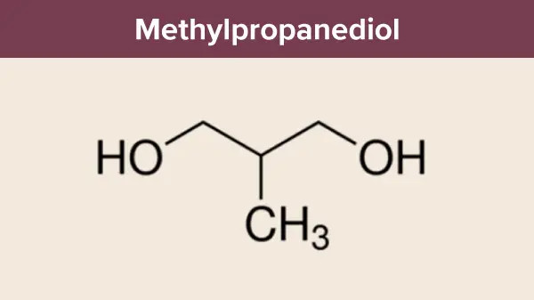 alt text: Công thức phân tử của thành phần Methylpropanediol