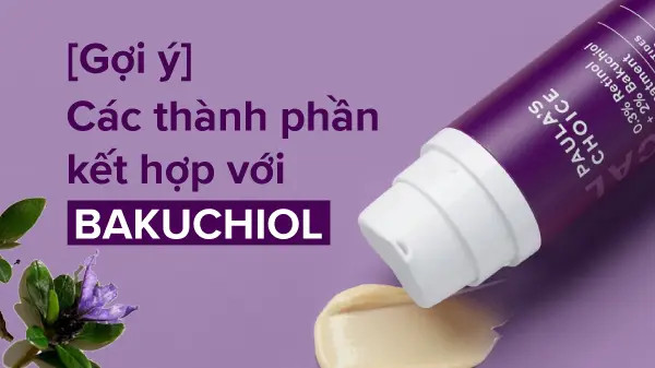 alt text: Hình ảnh minh họa các sản phẩm chăm sóc da có chứa Bakuchiol