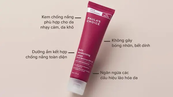 alt text: Hình ảnh sản phẩm Skin Recovery Daily Moisturizing Lotion Broad Spectrum SPF 30