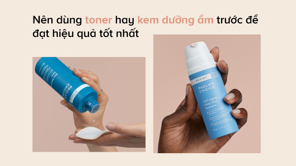 nên dùng toner trước hay kem dưỡng ẩm trước, nên dùng toner hay kem dưỡng ẩm