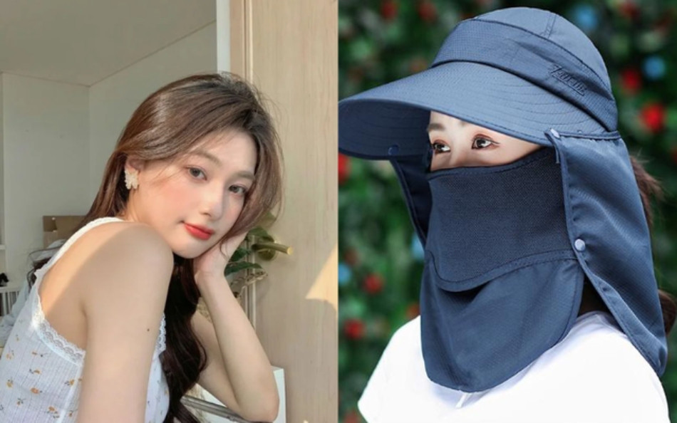 Bôi kem chống nắng và che chắn kỹ càng khi đi ra đường