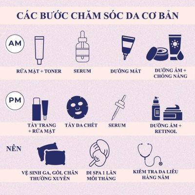 Các bước chăm sóc da với kem dưỡng ẩm phục hồi