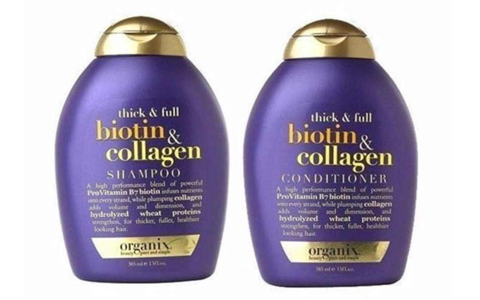 Dầu gội kích thích tóc nhanh dài OGX Biotin &amp; Collagen hàng Mỹ