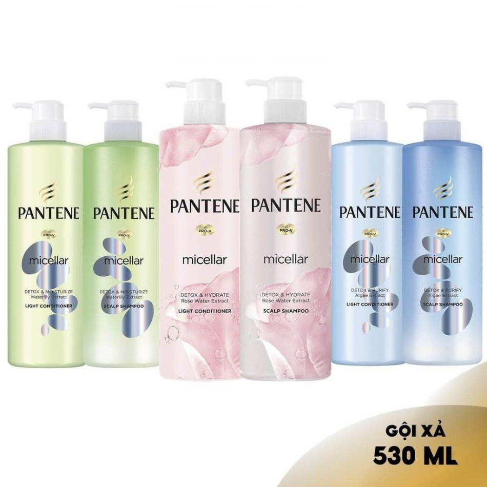 Dầu gội Pantene Pro-V Micellar giúp sạch sâu