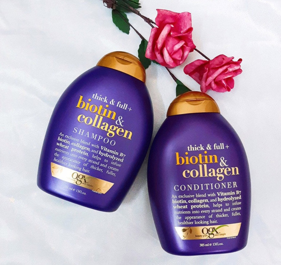 Dầu xả OGX Biotin Collagen