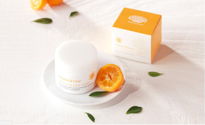 Hình ảnh sản phẩm kem dưỡng ẩm se khít lỗ chân lông Innisfree Whitening Pore Cream