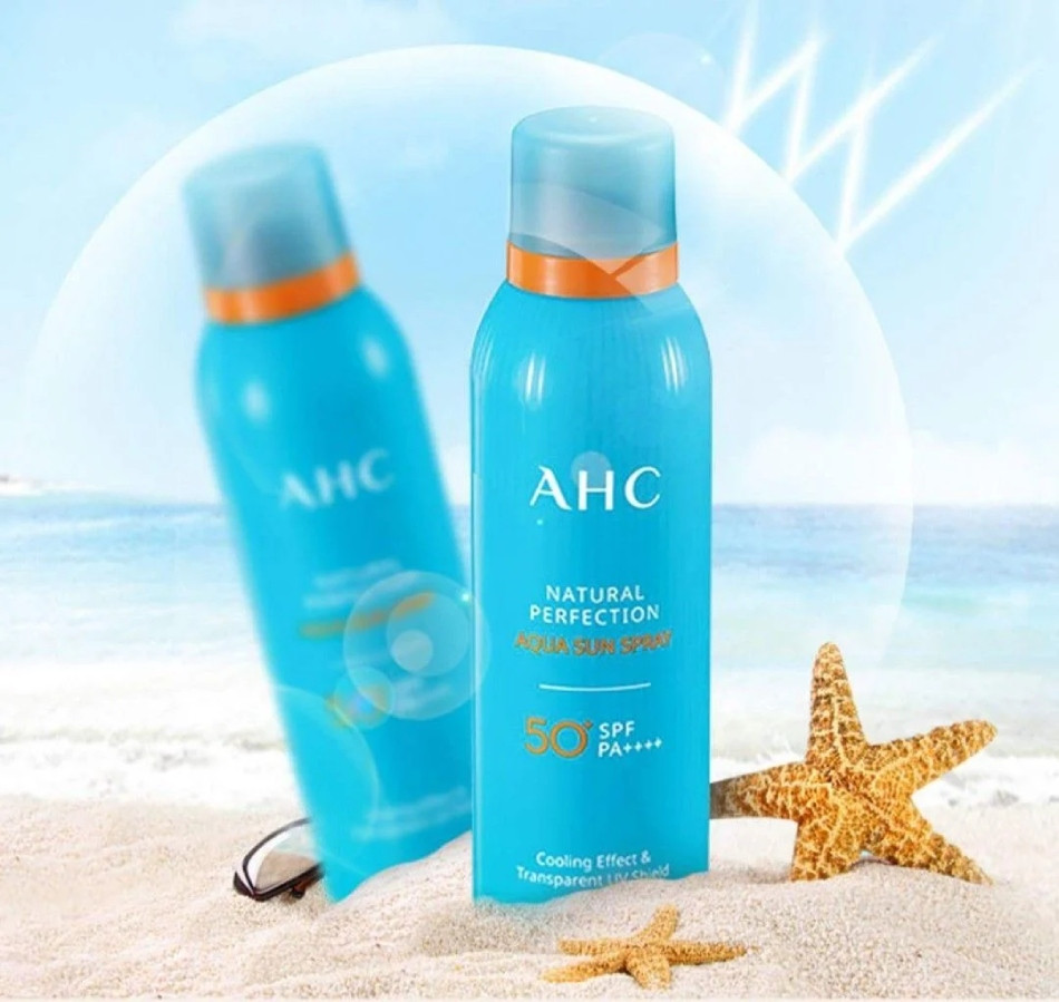 Kem chống nắng AHC Natural Perfection Aqua Sun Spray dạng xịt