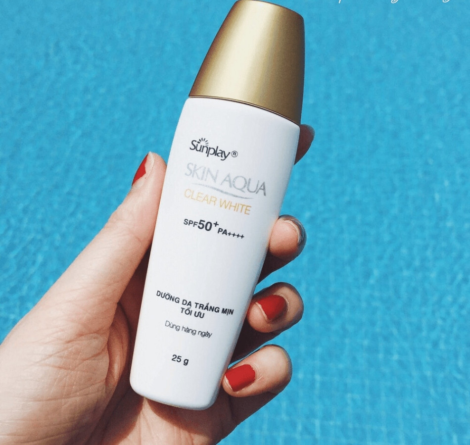 Kem chống nắng dưỡng trắng Sunplay Skin Aqua Clear White