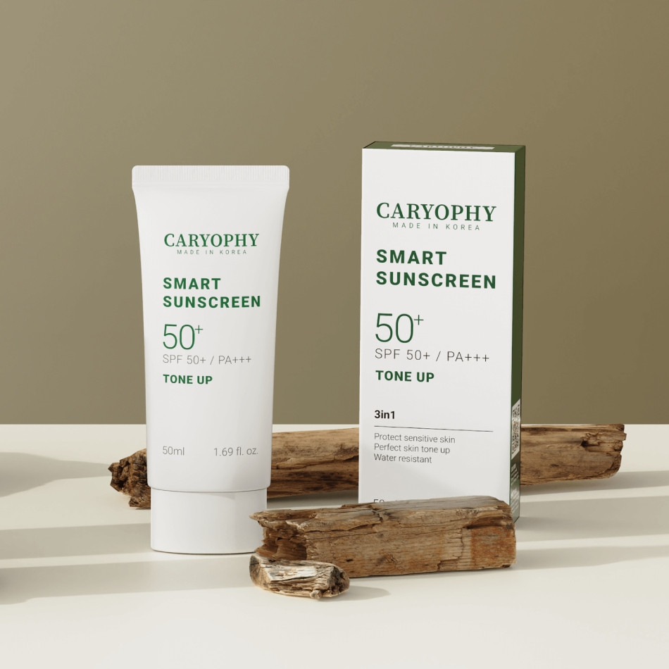 Kem chống nắng nâng tone Caryophy Smart Sunscreen