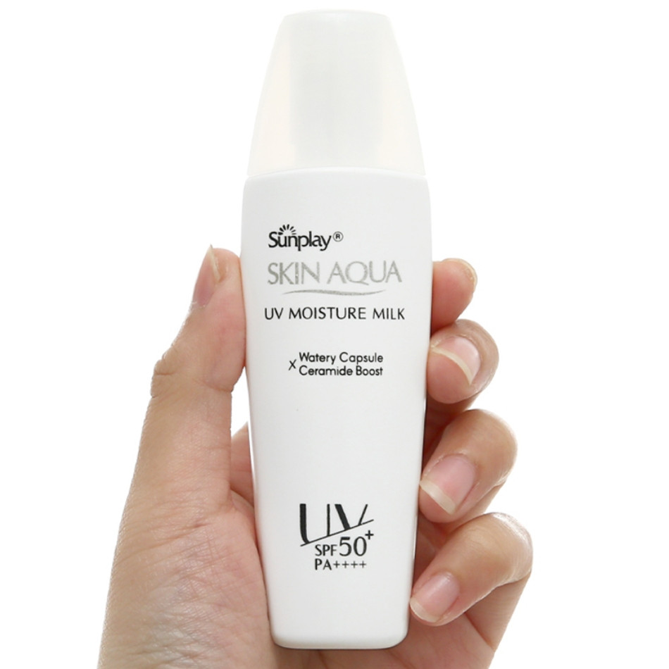 Kem chống nắng Sunplay Skin Aqua UV Moisture Milk SPF50+, PA++++