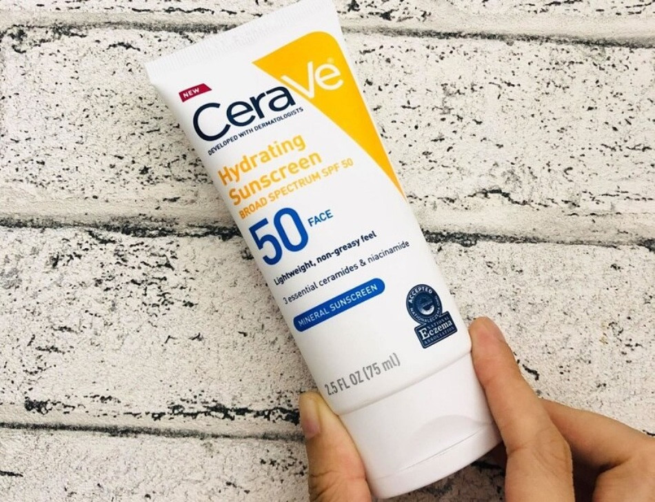 Kem chống nắng thuần vật lý Cerave Hydrating Mineral Sunscreen