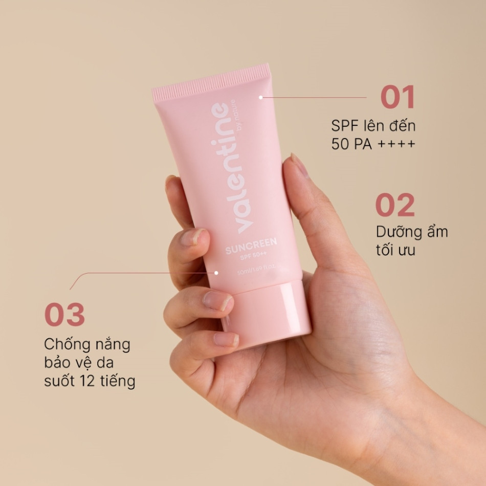 Kem chống nắng Valentine SPF 50