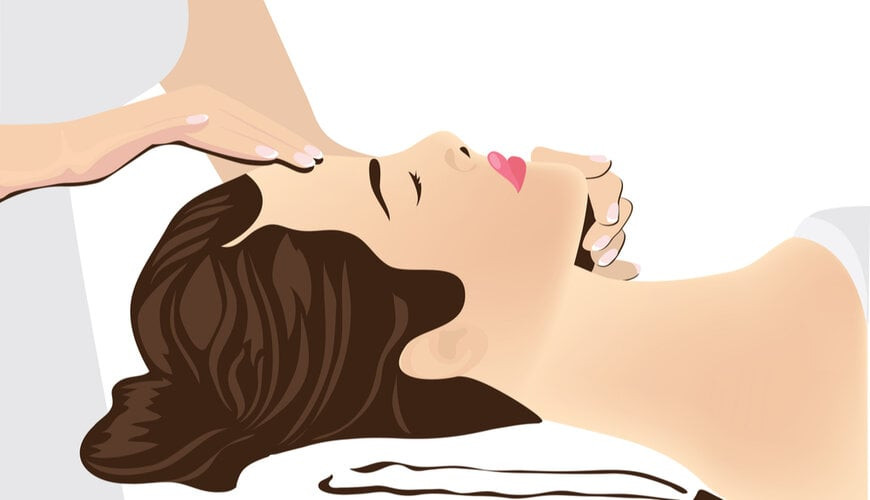 Massage mặt trị nếp nhăn