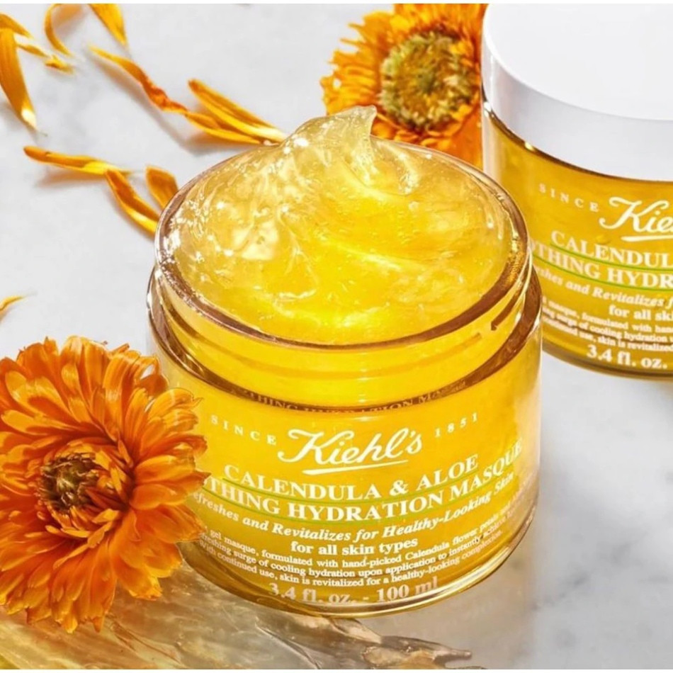 Mặt nạ Kiehl's Calendula &amp; Aloe Soothing Hydration Masque