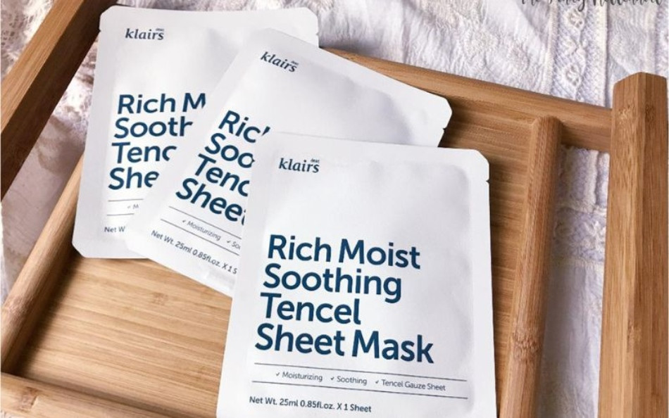 Mặt nạ Klairs Rich Moist Soothing Tencel Sheet Mask