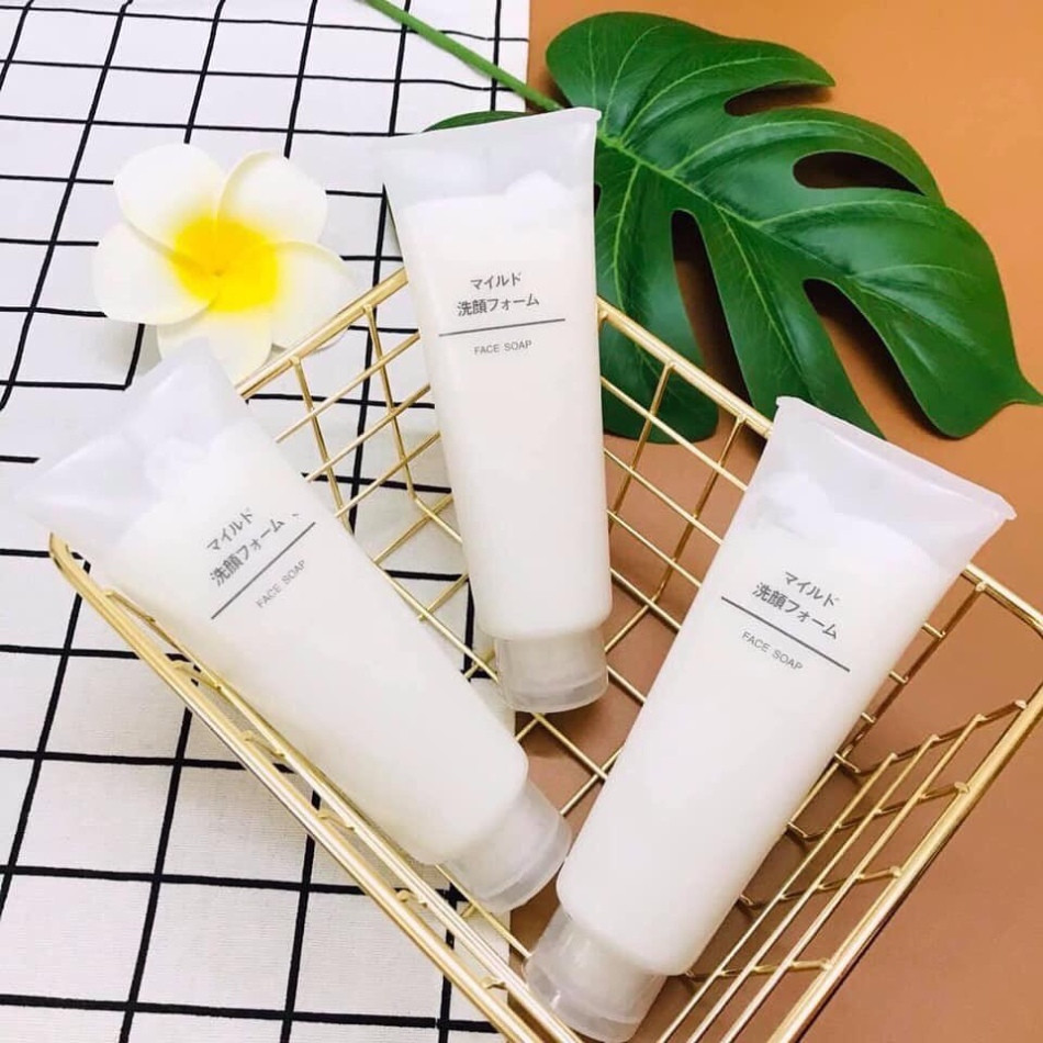 Sản phẩm sữa rửa mặt Muji Face Soap Moisture