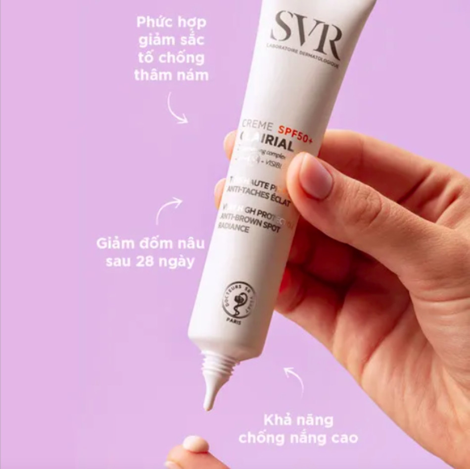 SVR SPF50+ 50ml Clairial Crème