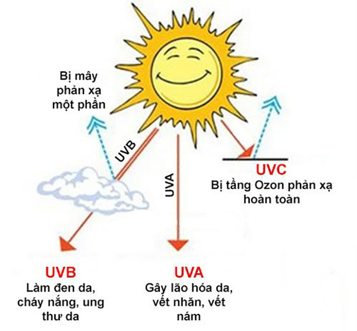 Tác hại của ánh nắng mặt trời