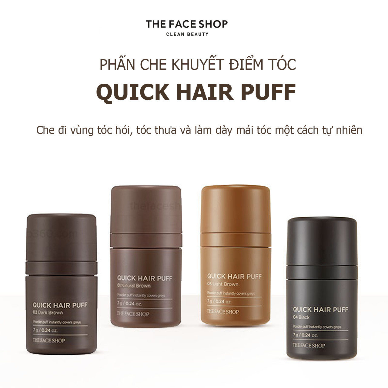 Thiết kế tiện lợi của Quick Hair Puff