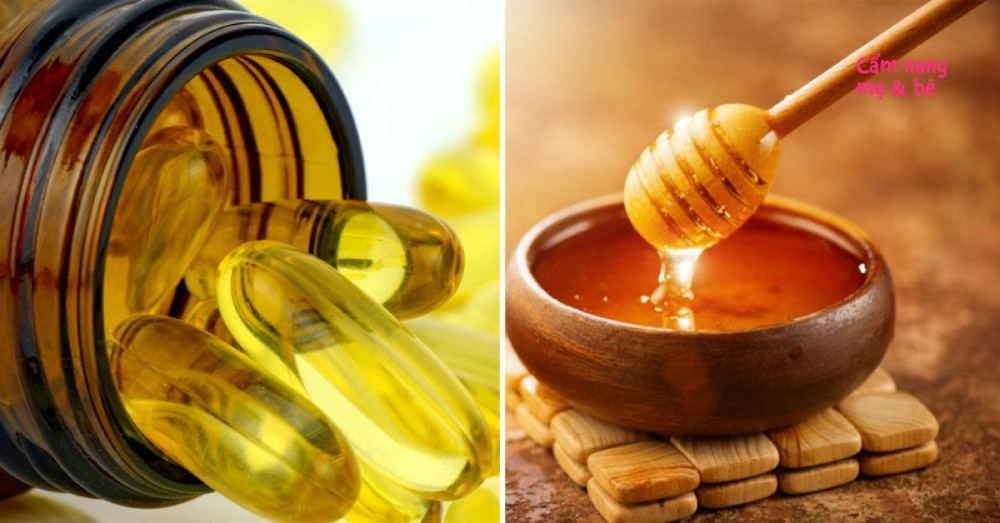 Vitamin E và mật ong giúp dưỡng da sáng mịn