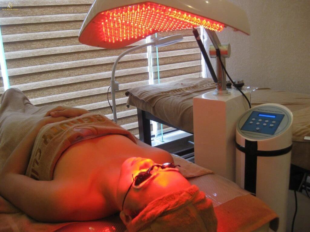 Công nghệ chiếu ánh sáng và laser trẻ hóa da