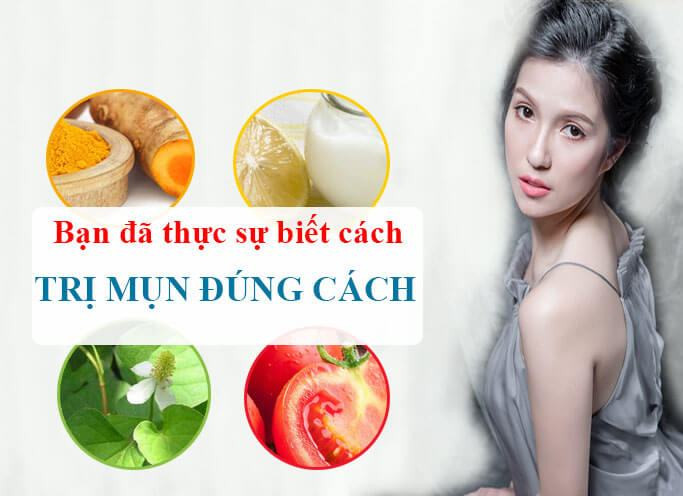 Những vấn đề cần lưu ý khi trị mụn