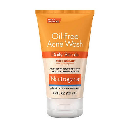 Sữa rửa mặt Neutrogena Oil-Free Acne Daily Scrub