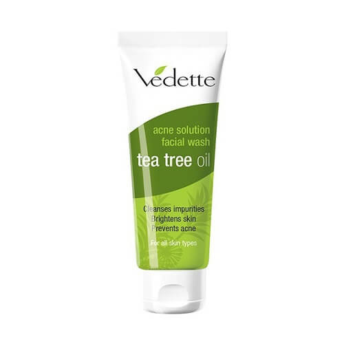 Sữa Rửa Mặt Vedette Acne Solution Facial Wash Tea Tree Oil