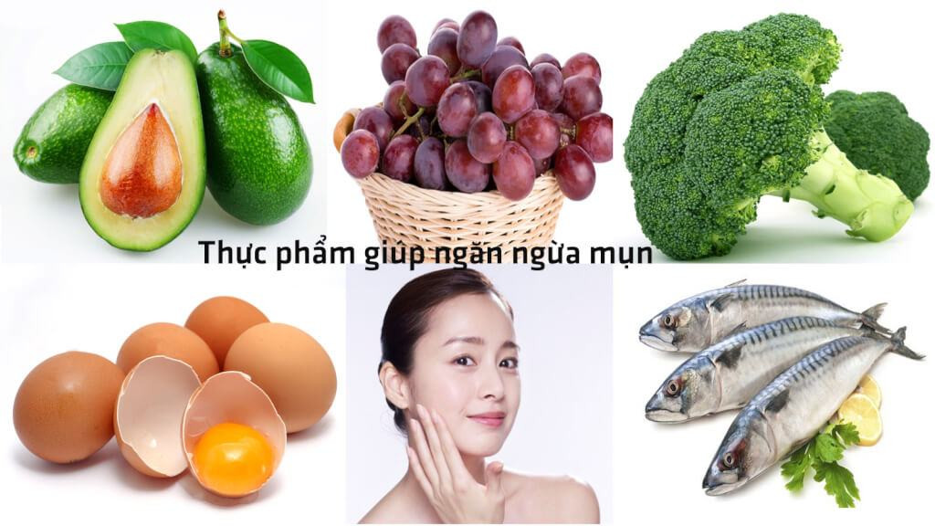 Tăng cường các thực phẩm ngừa mụn