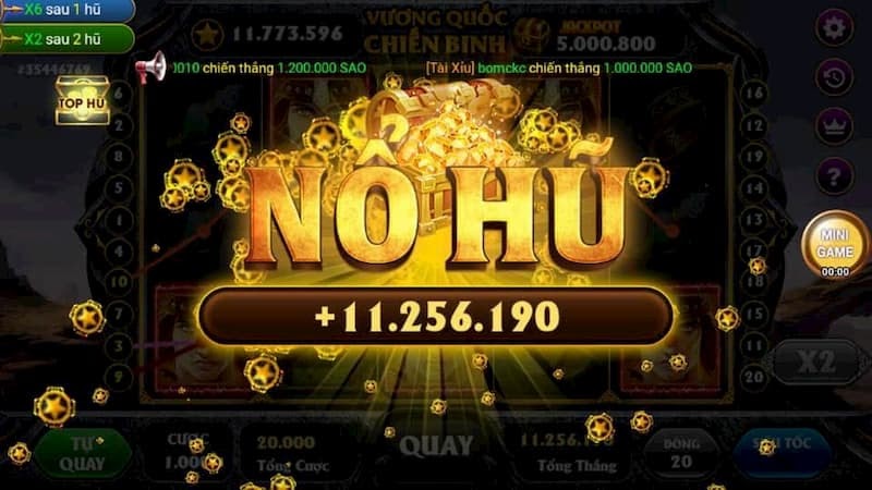 Nổ hũ trực tuyến, bùng nổ cảm xúc, phần thưởng không giới hạn