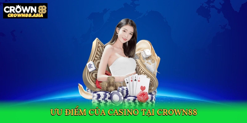 Casino Crown88 – Trải Nghiệm Sòng Bài Trực Tuyến Đỉnh Cao