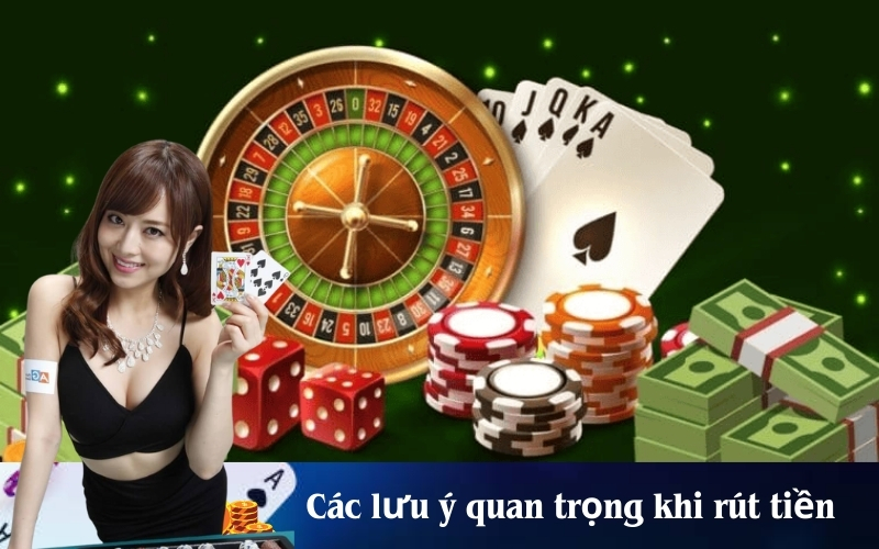 Các lưu ý quan trọng khi rút tiền